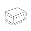 Afmetingen snackbox karton