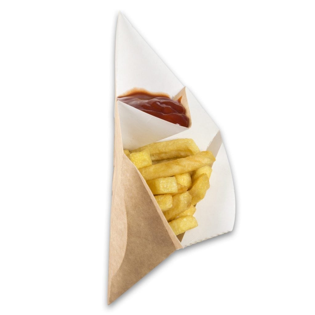 Chip ’n Dip frietzak met sausvak small Fonkels