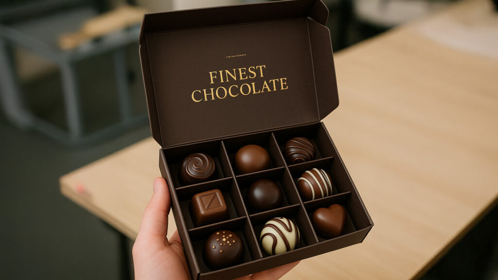 niet zomaar een verpakking - Bonbon verpakking karton luxe