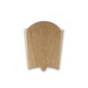 Kraft karton Frietscoop Medium 105x85x40 mm snackverapkking