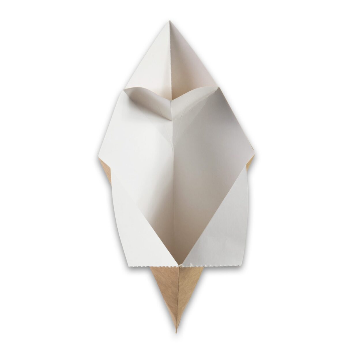 Kraft-karton-Frietzak-met-sausvak-medium-295x227x196-mm-snackverpakking-Chip-n-Dip