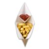 Kraft-karton-Frietzak-met-sausvak-medium-295x227x196-mm-snackverpakking-Chip-n-Dip