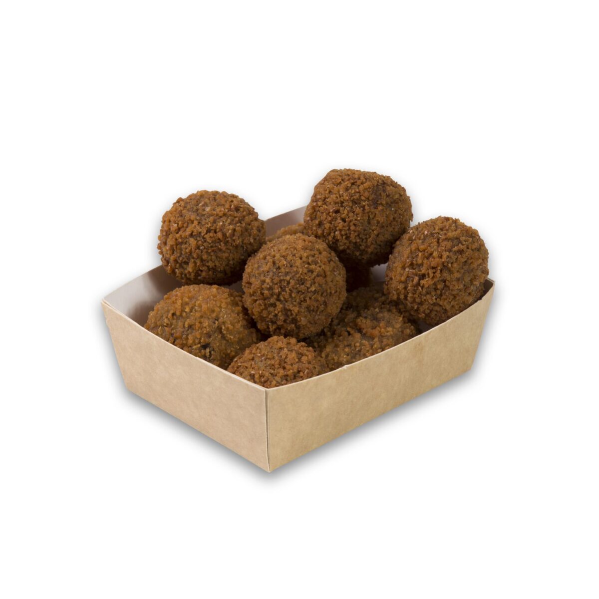 Kraft karton snackbakje A2 small 90x70x35 mm snackverpakking