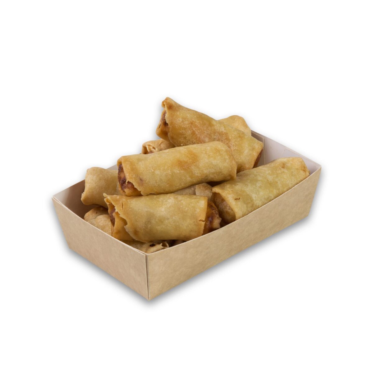 Kraft karton snackbakje A3 medium 120x70x35 mm snackverpakking